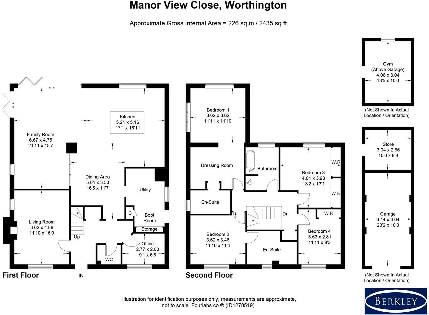 Manor View Close, Worthington, Ashby-De-La-Zouch floorplan