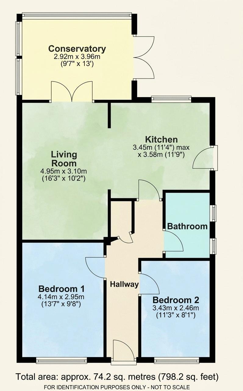 Poplar Road, Clehonger floorplan