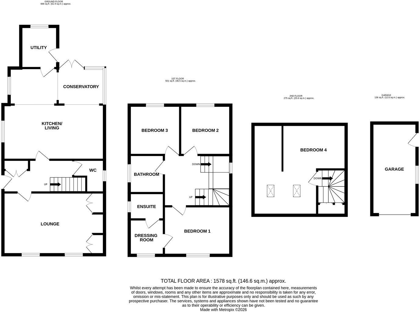 Coltsfoot Drive, Waltham, Grimsby floorplan