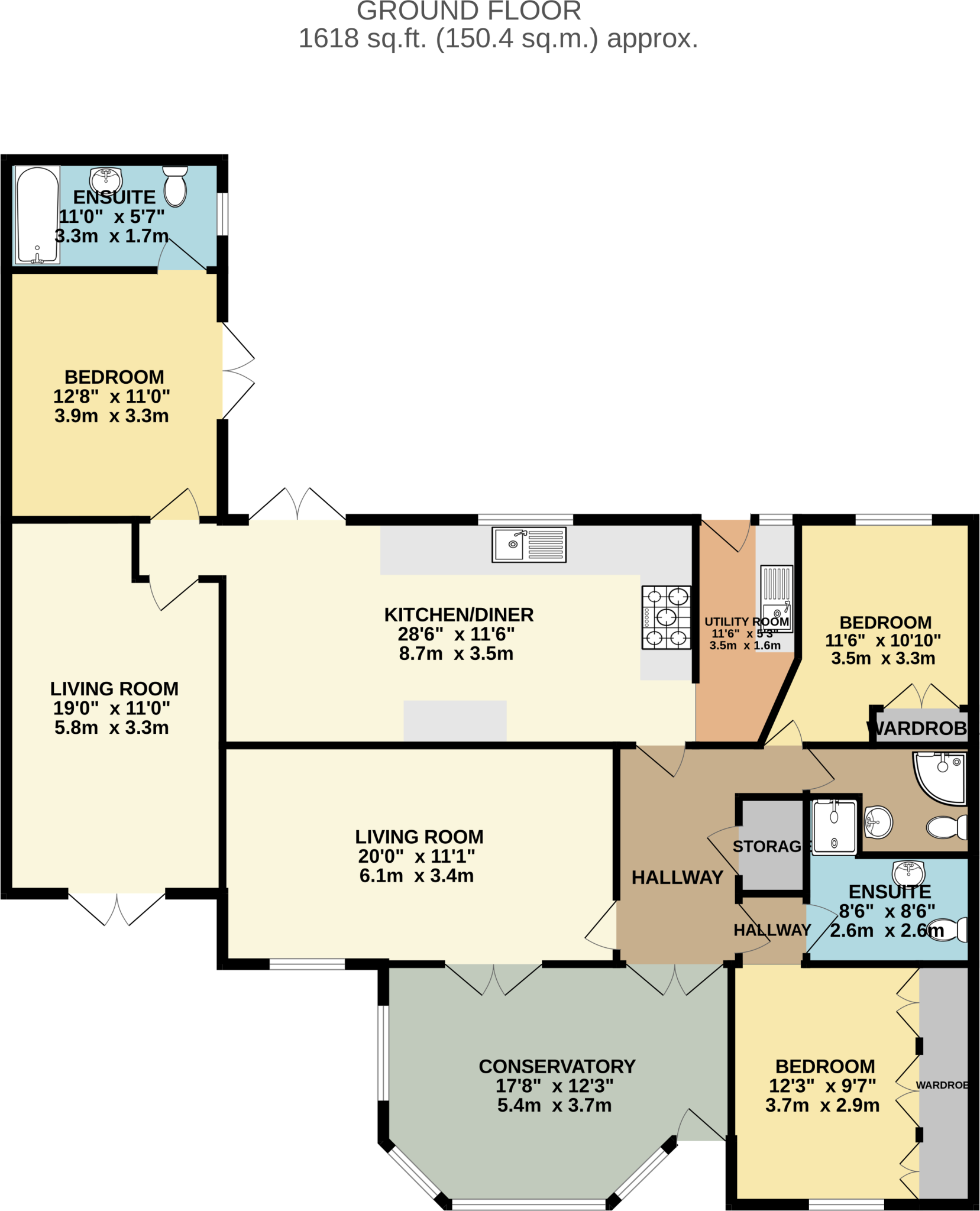 Lincombe, Lee, North Devon, EX34 floorplan