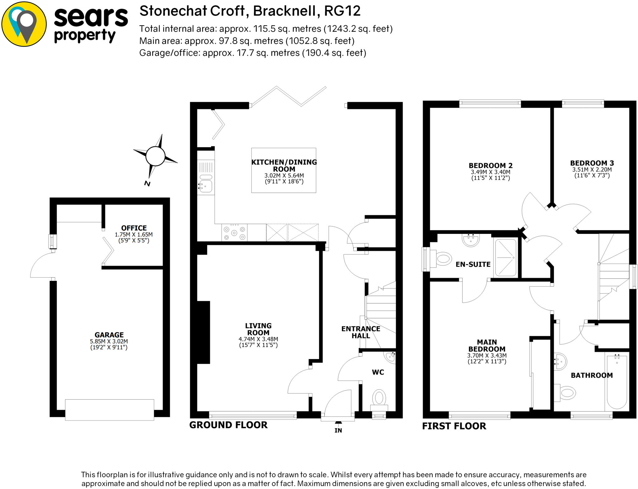 Stonechat Croft, Bracknell, RG12 floorplan