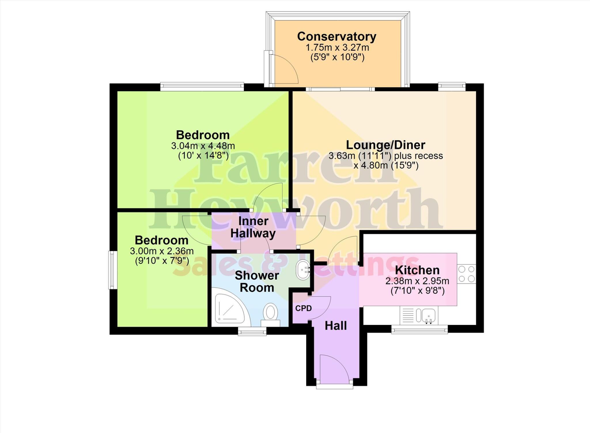 Crownlee, Penwortham, Preston floorplan