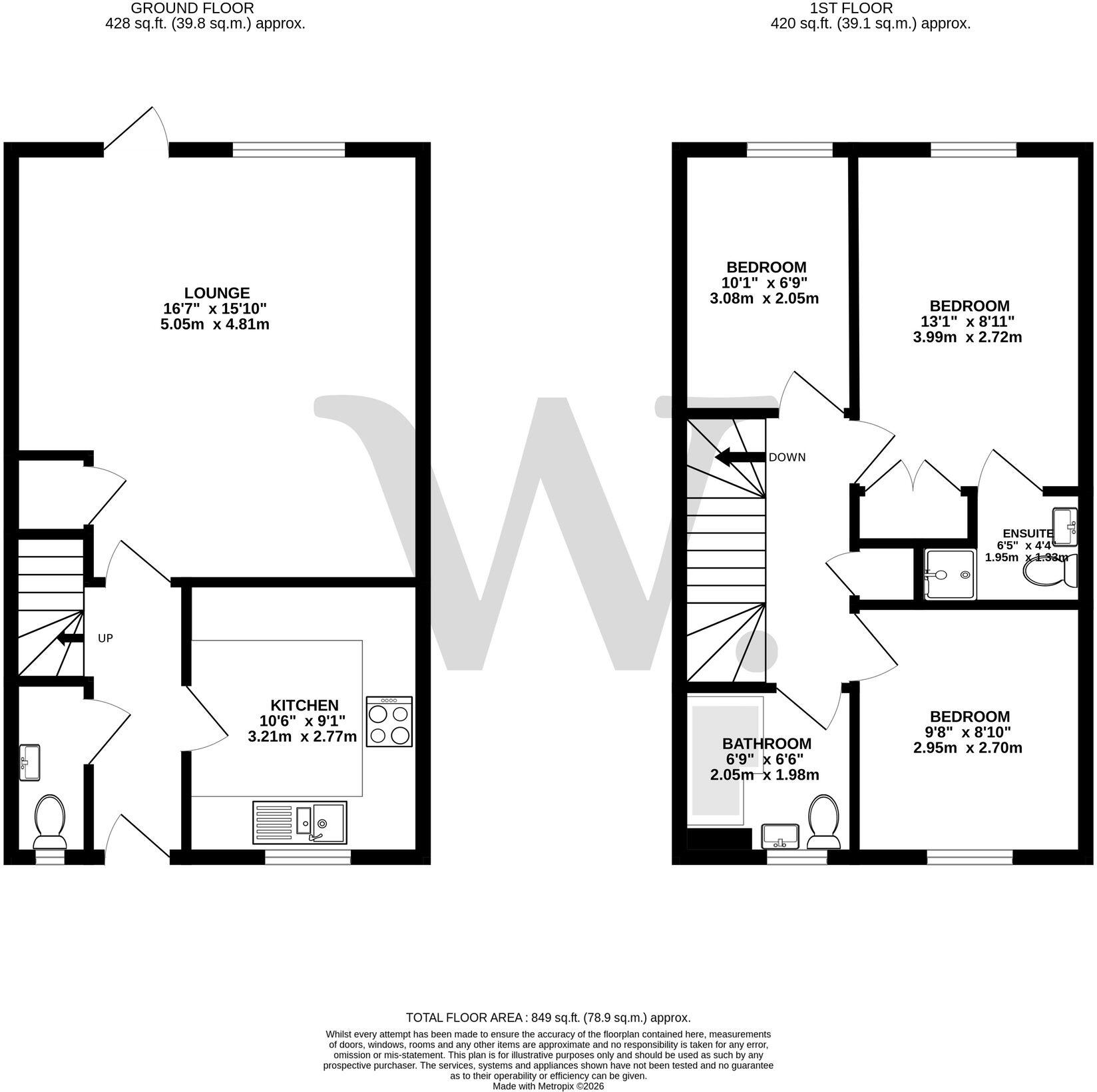 Pendlesham Rise, Taverham, NR8 floorplan