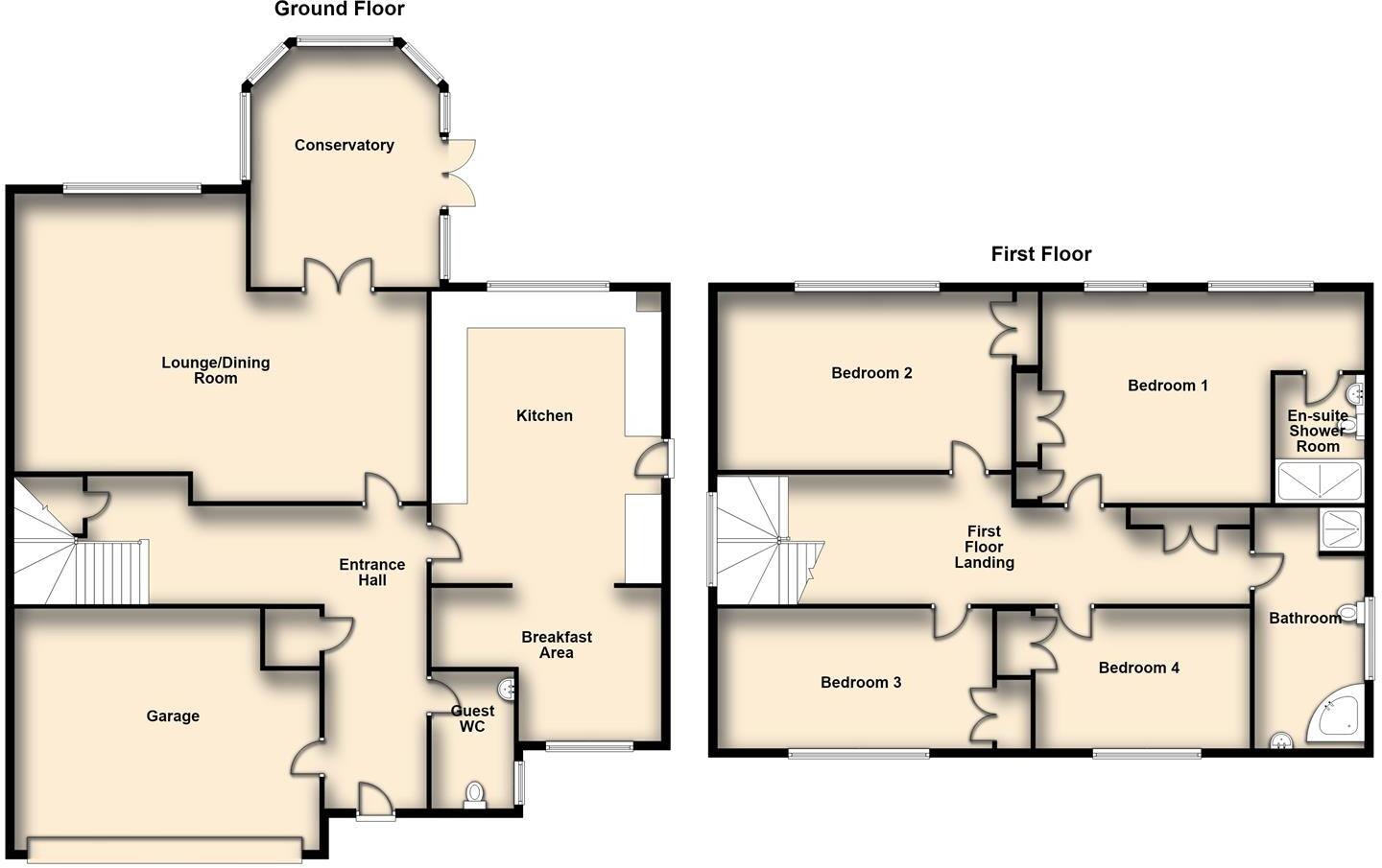 Critchley Drive, Dunchurch, Rugby floorplan