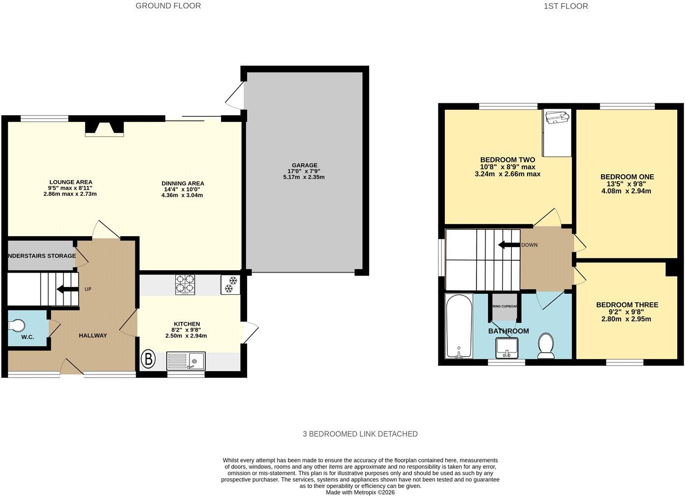 Coningsby Drive, Kidderminster, Worcestershire floorplan