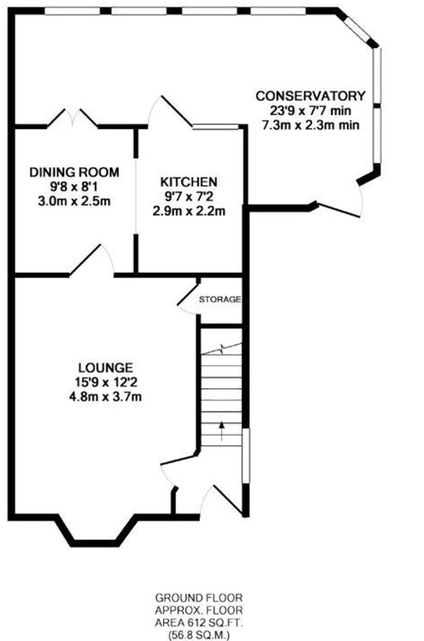 Hillside, Hartshill, CV10 floorplan