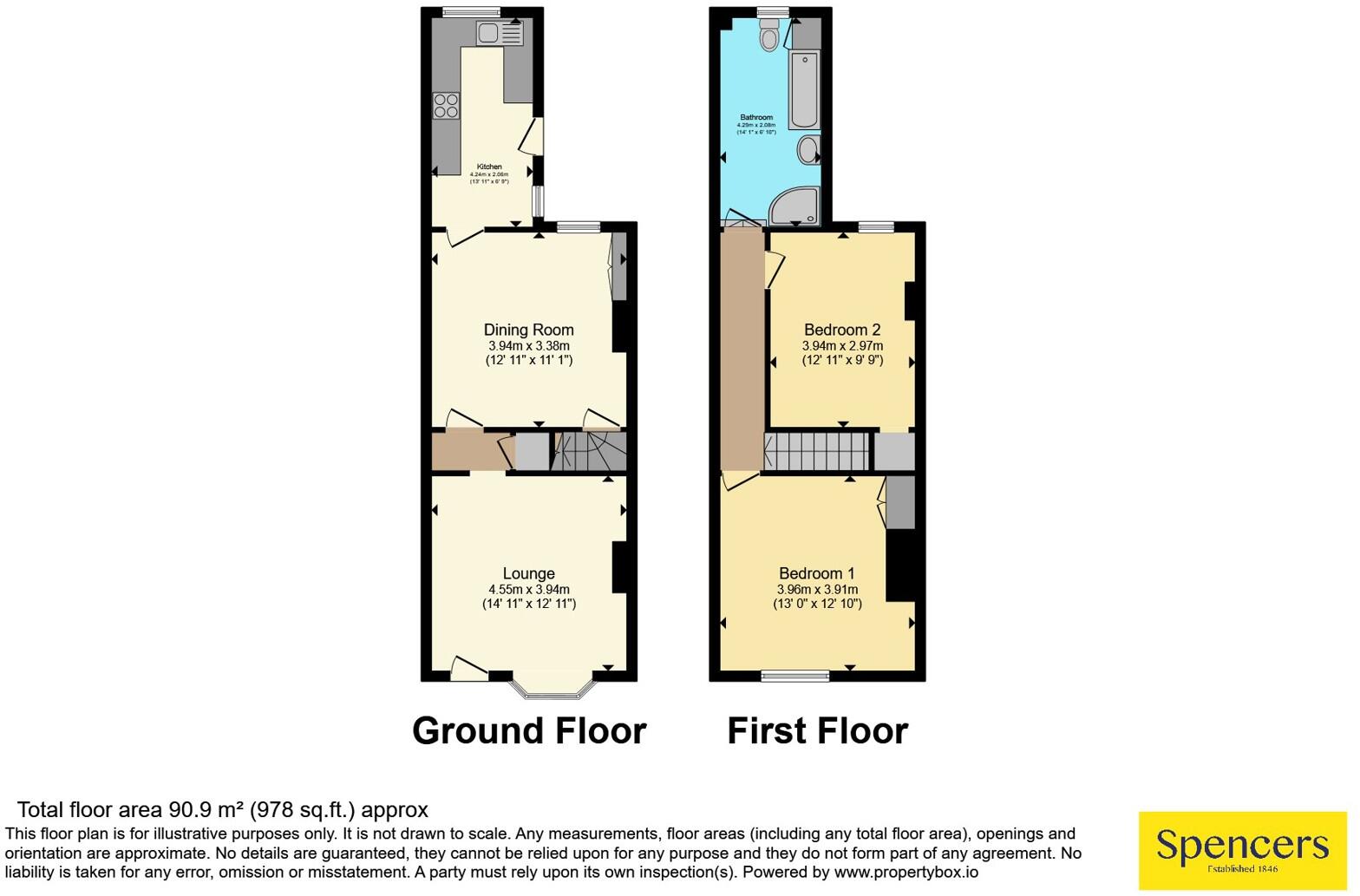 Cliffe Road, Birstall, Leicester, Leicestershire, LE4 floorplan