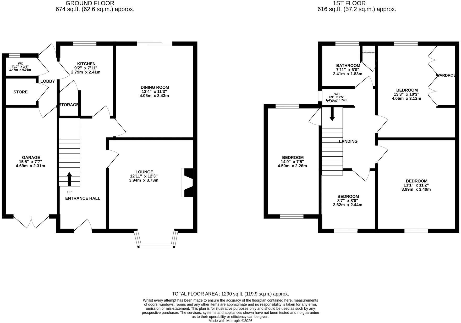 Roehampton Drive, Wigston, LE18 floorplan