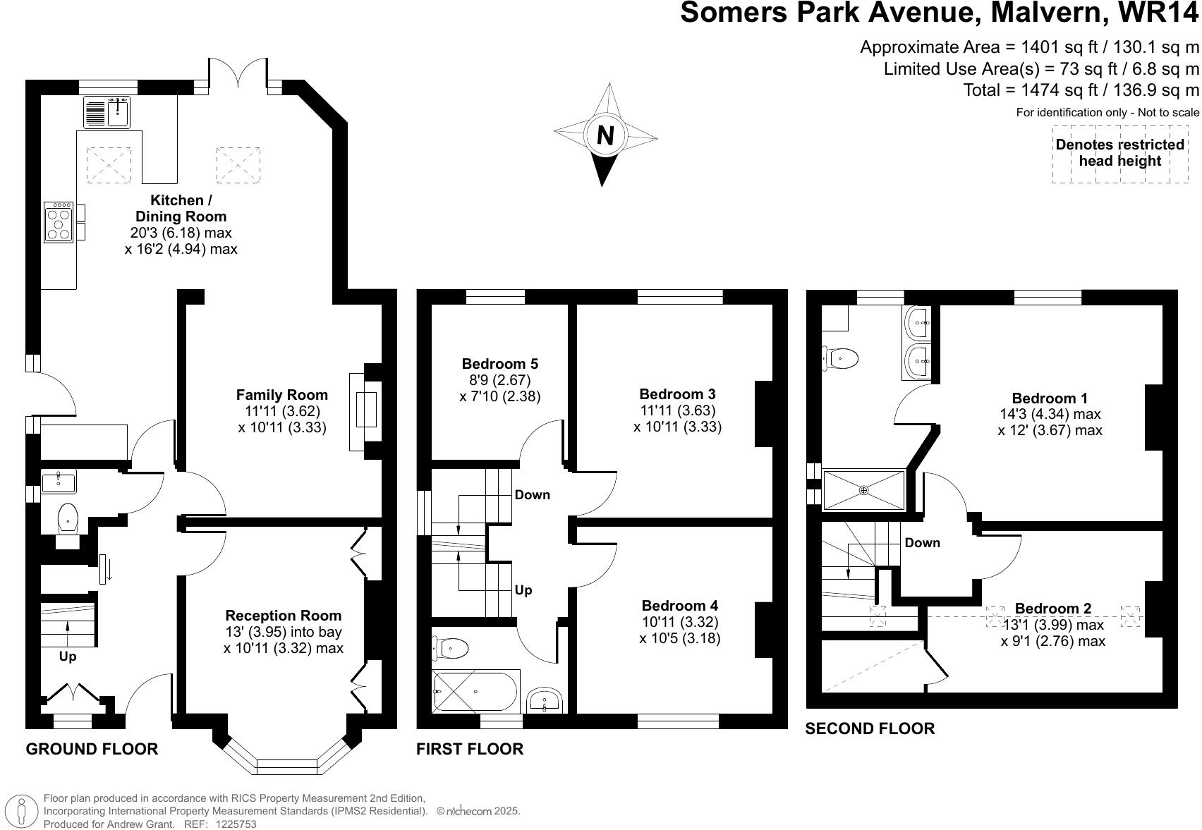 Somers Park Avenue, Malvern floorplan