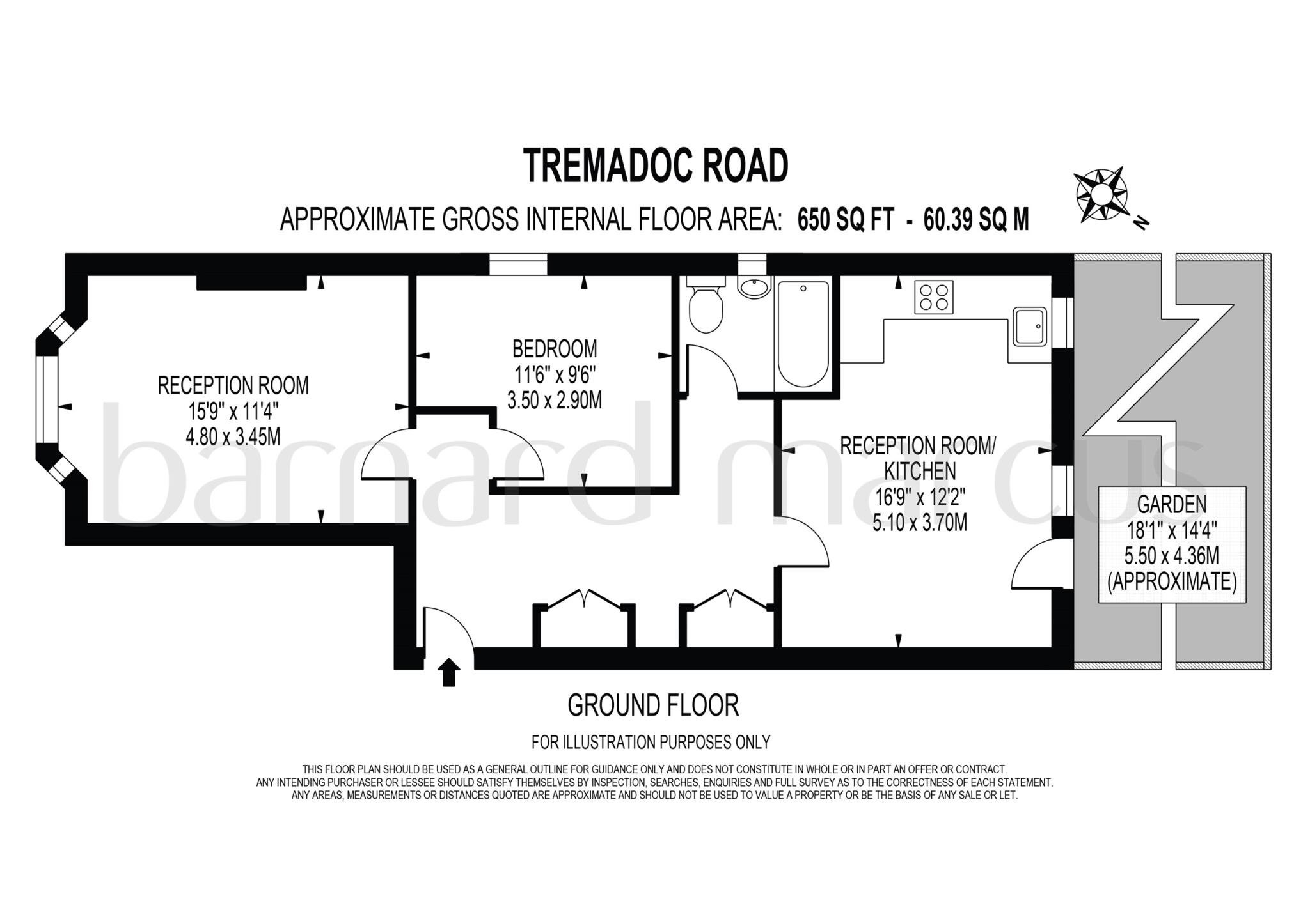Tremadoc Road, London floorplan