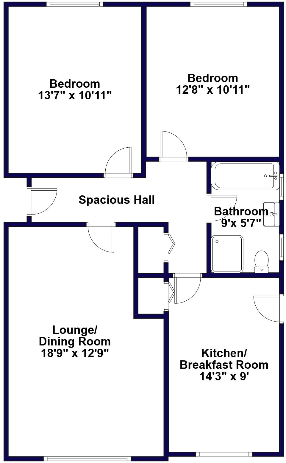 Glenwood Way, West Moors, Ferndown, Dorset, BH22 floorplan