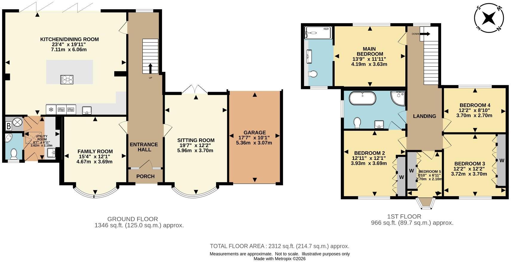 Hampton Grove, Epsom floorplan