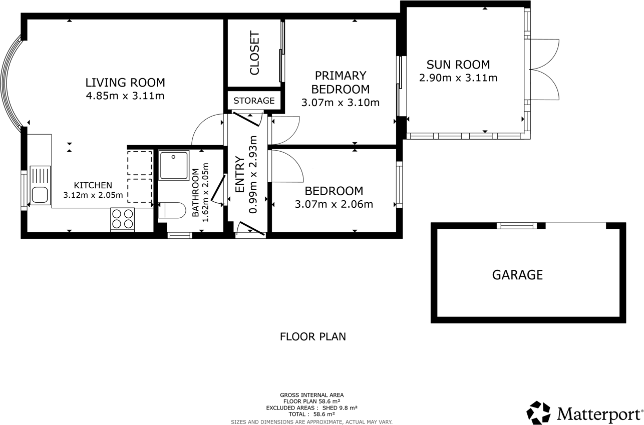 Ludgate Close, New Rossington, Doncaster, DN11 floorplan