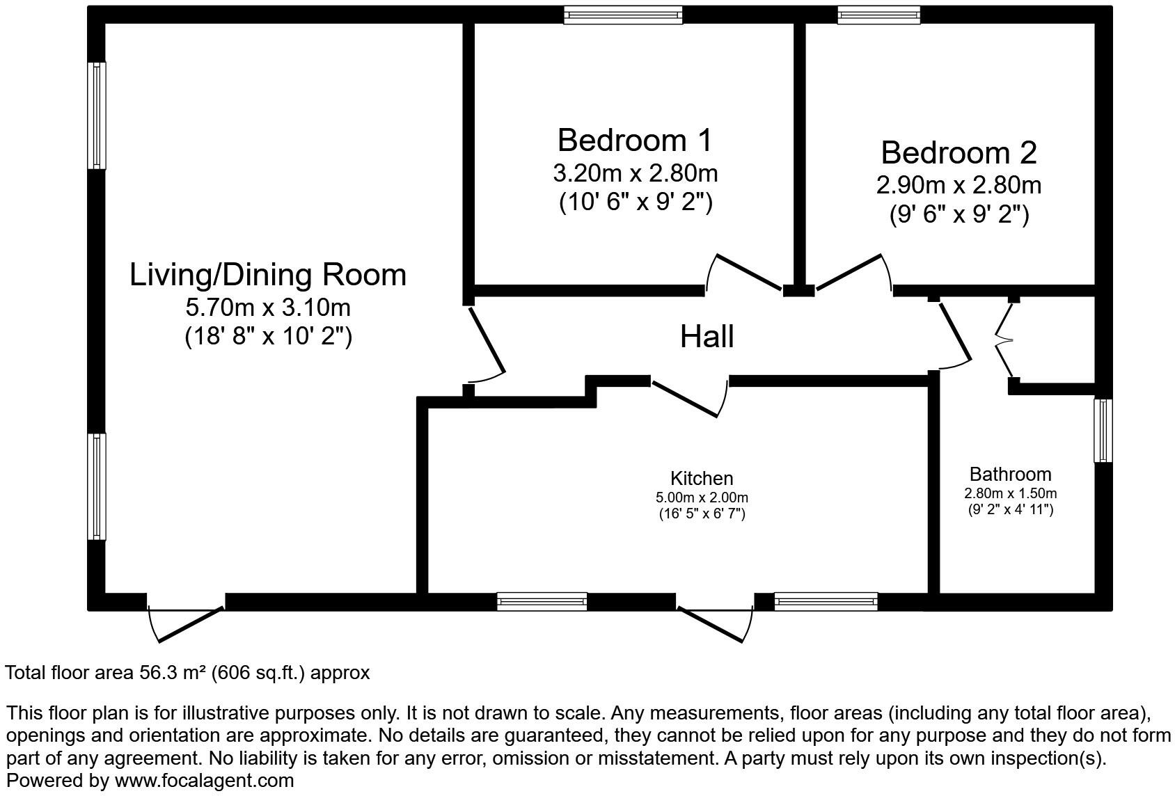 LD1 5PU floorplan