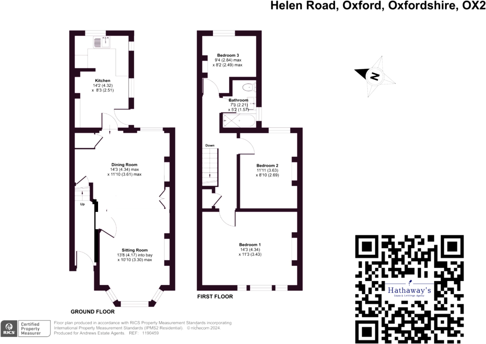 Helen Road, Oxford, Oxfordshire, OX2 floorplan