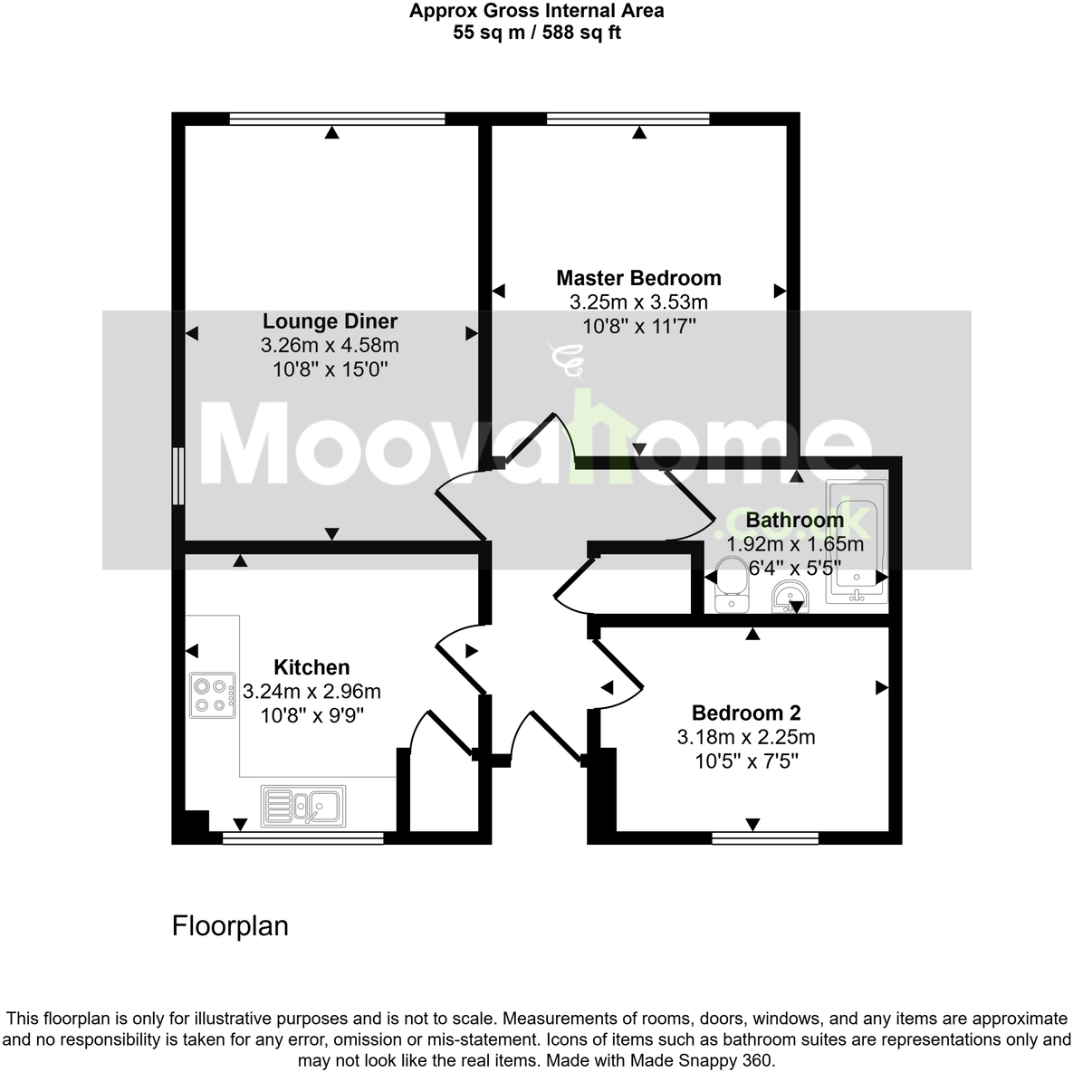 Helmsdale, Swindon, SN25 1RA floorplan