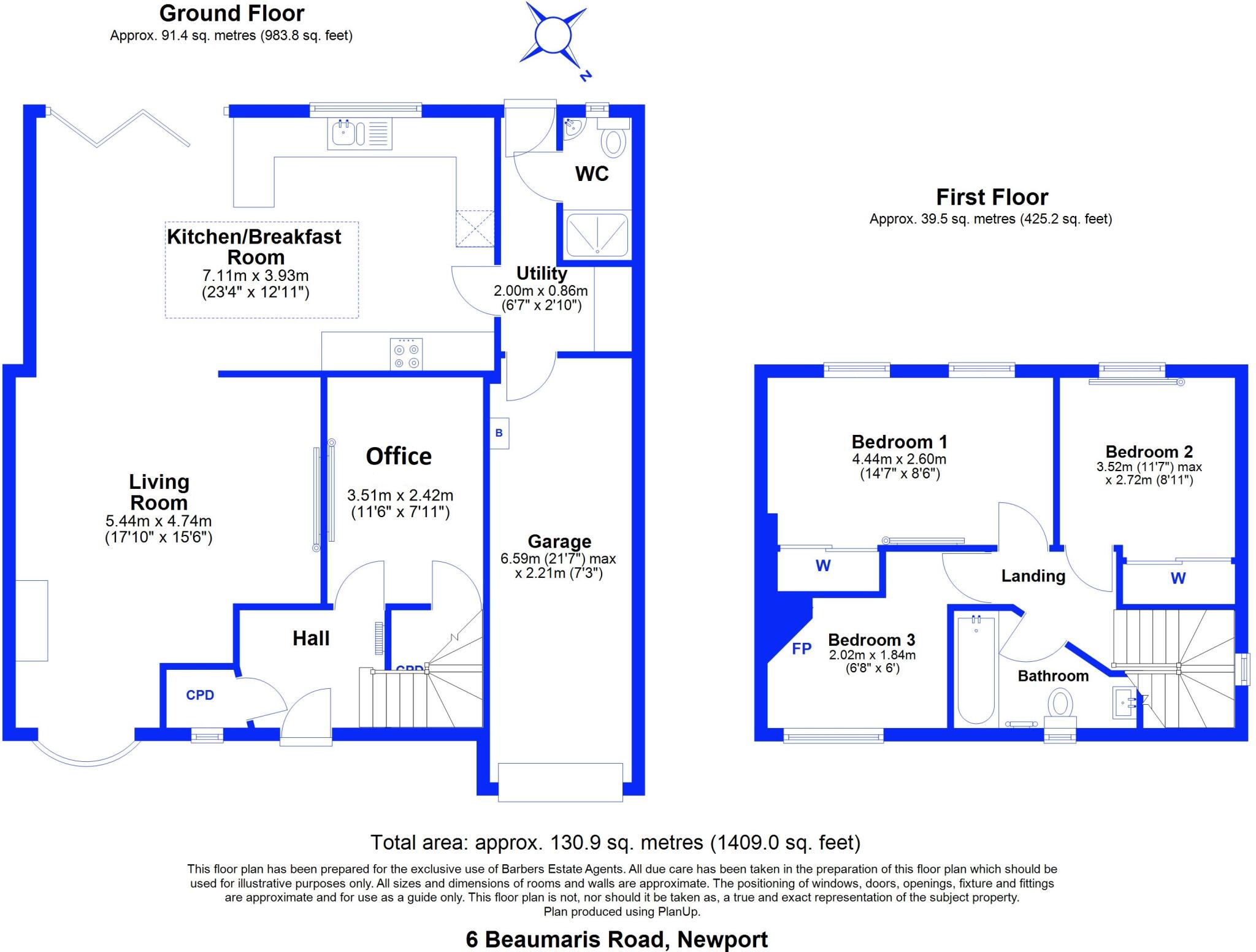 Beaumaris Road, Newport floorplan