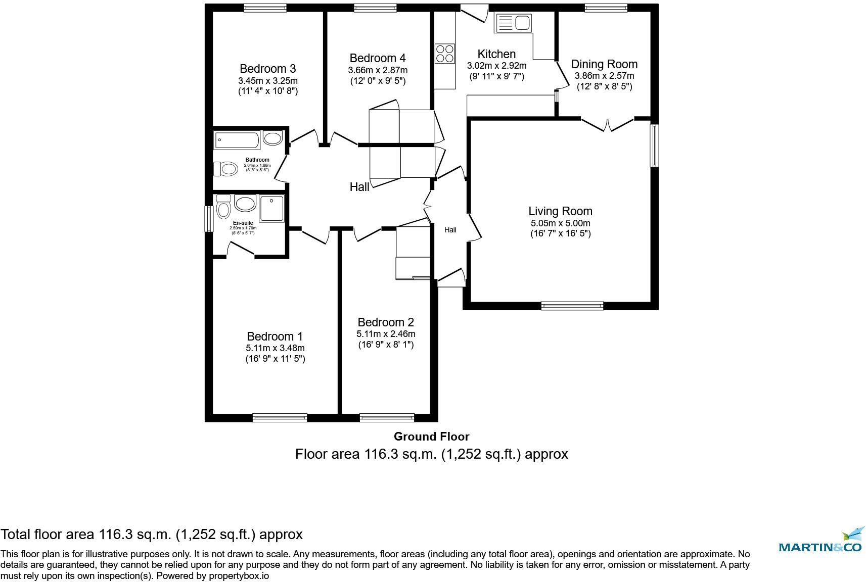 Barnstaple Road, Bedford floorplan