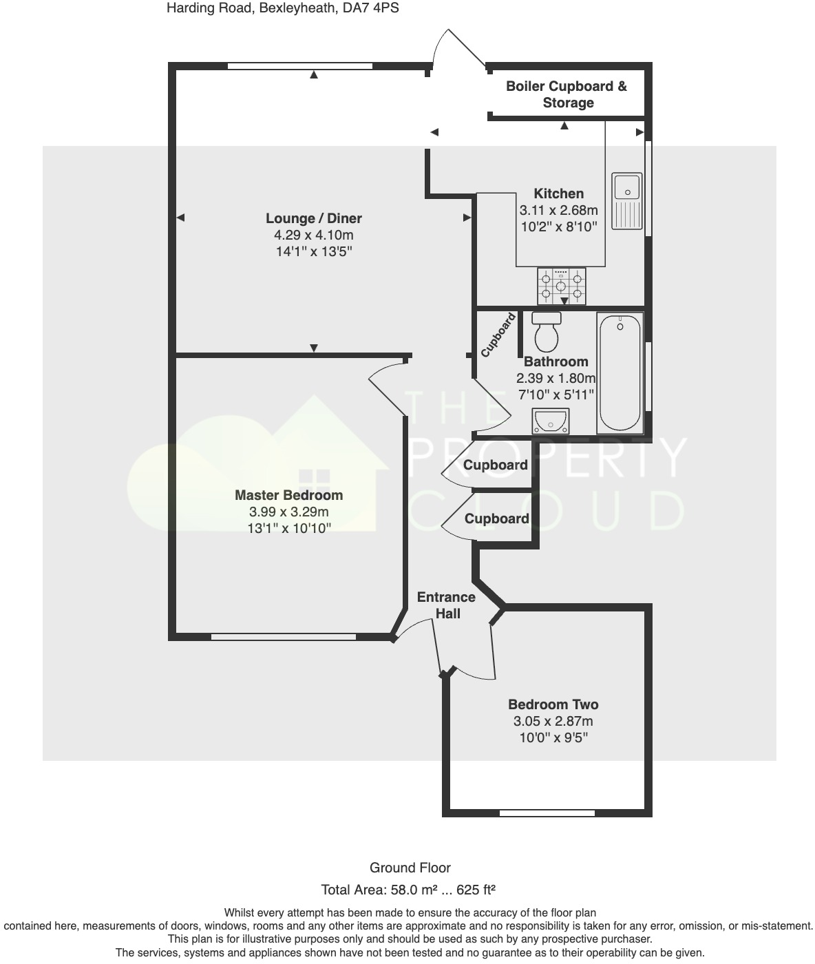 Harding Road, Bexleyheath, Kent, DA7 floorplan