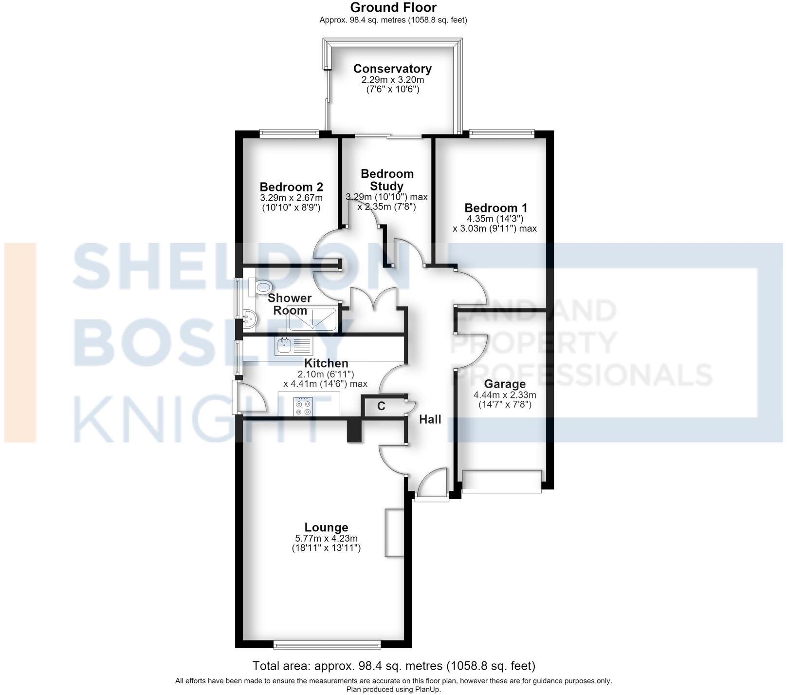 Shrubbery Road, Drakes Broughton, WR10 floorplan