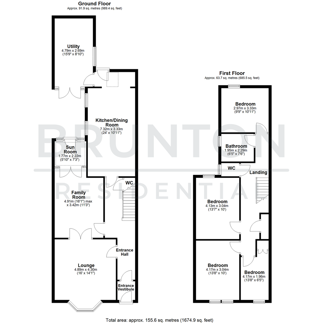 Rothwell Road, Gosforth, Newcastle Upon Tyne, NE3 floorplan