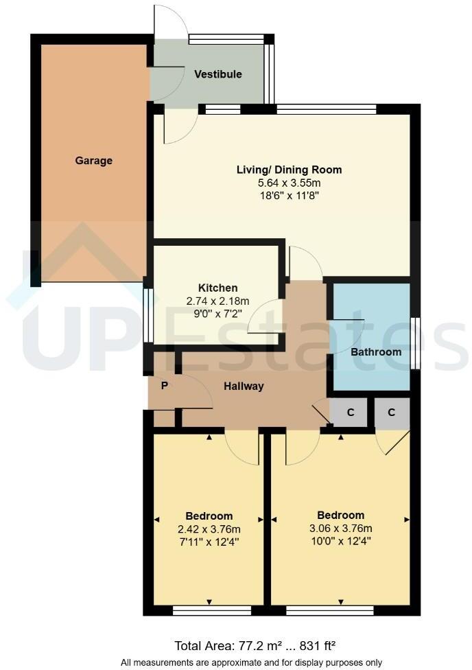 Leyland Road, Bulkington floorplan