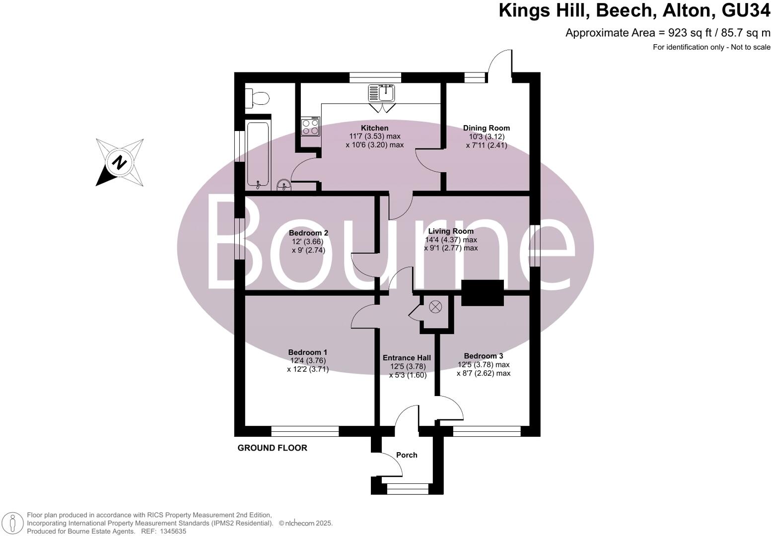 Kings Hill, Beech, Alton, Hampshire, GU34 floorplan