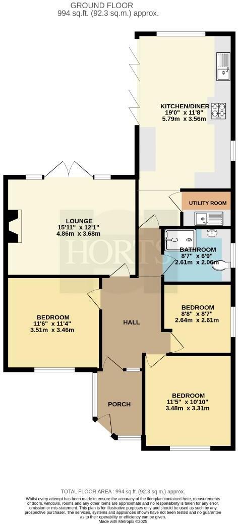 Wordsworth Road, Rugby floorplan