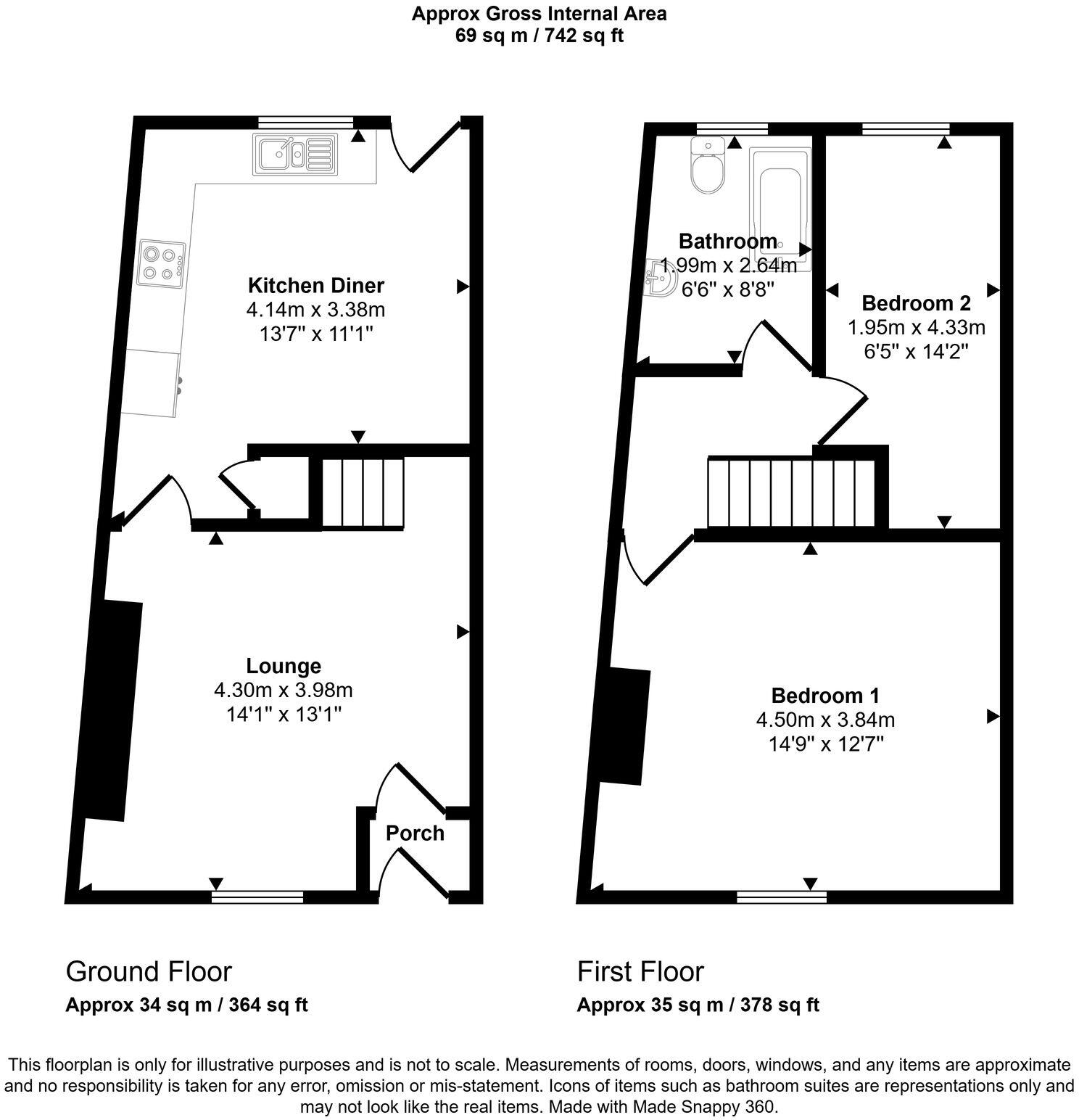Gore Street, Wigan, WN5 floorplan