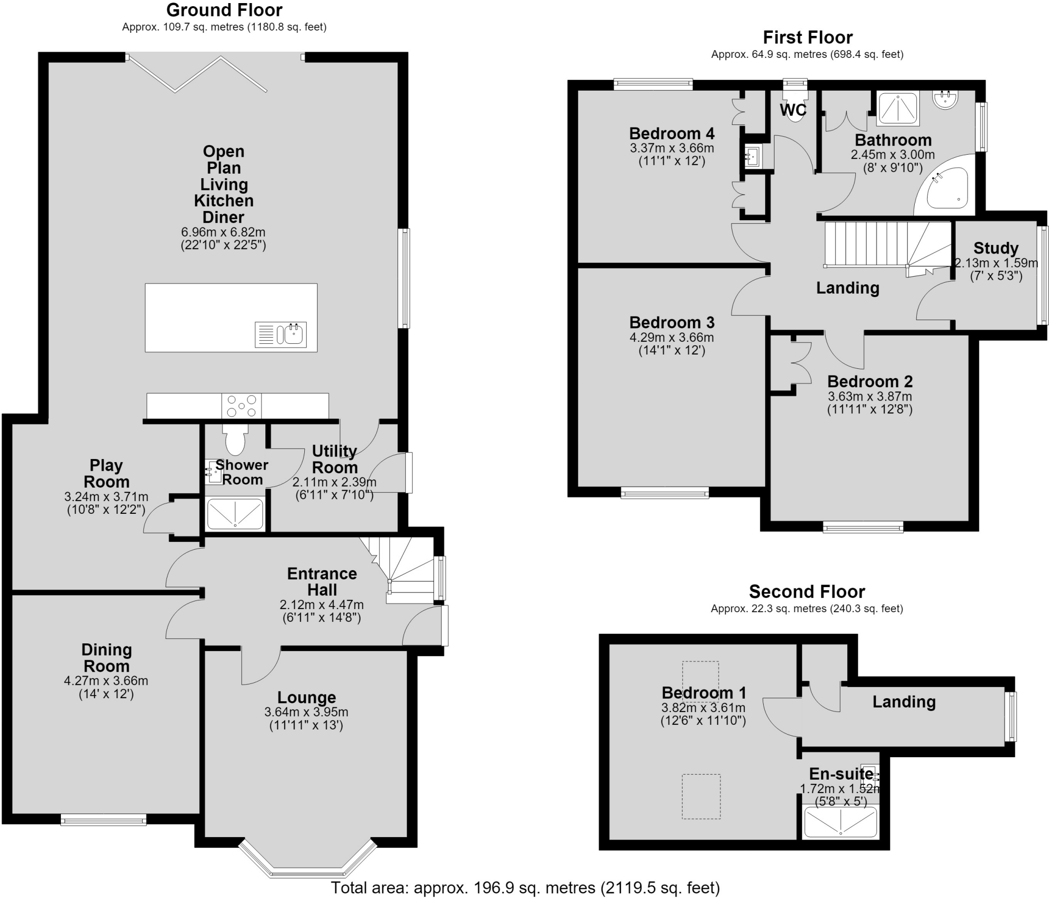 Church Road, Saxilby floorplan