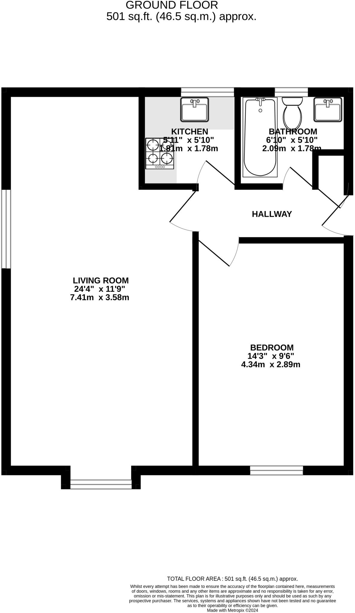 Spencer Street, St. Albans, Hertfordshire, AL3 floorplan