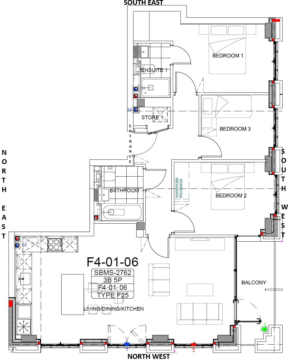 Florence House, Colindale. floorplan