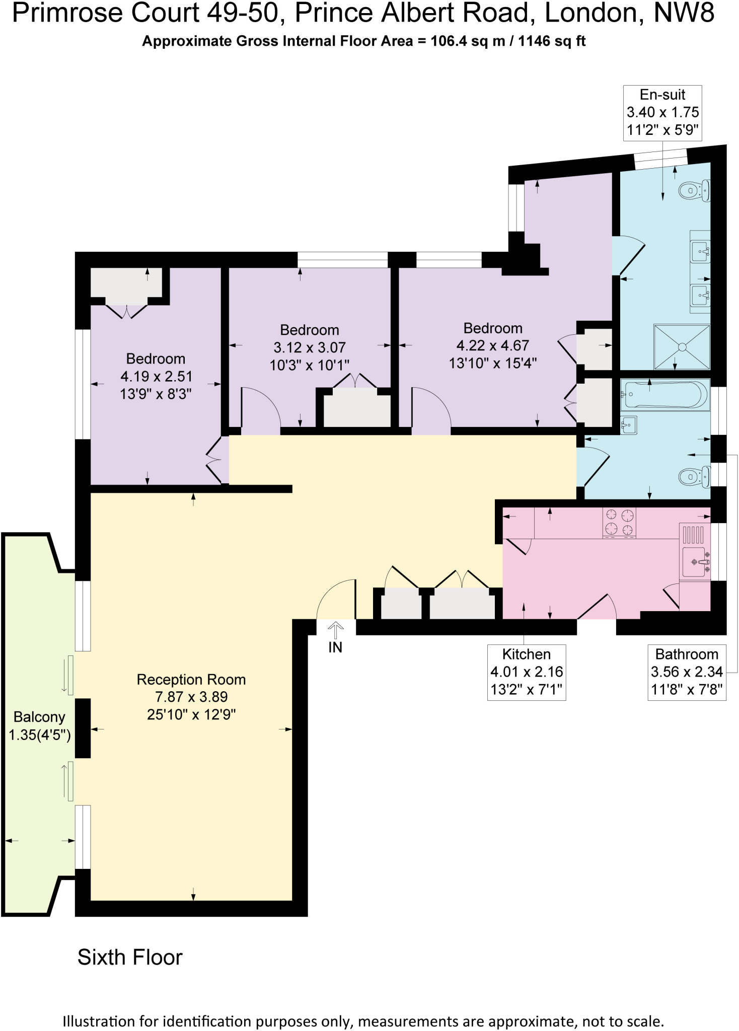 Prince Albert Road, London, NW8 floorplan