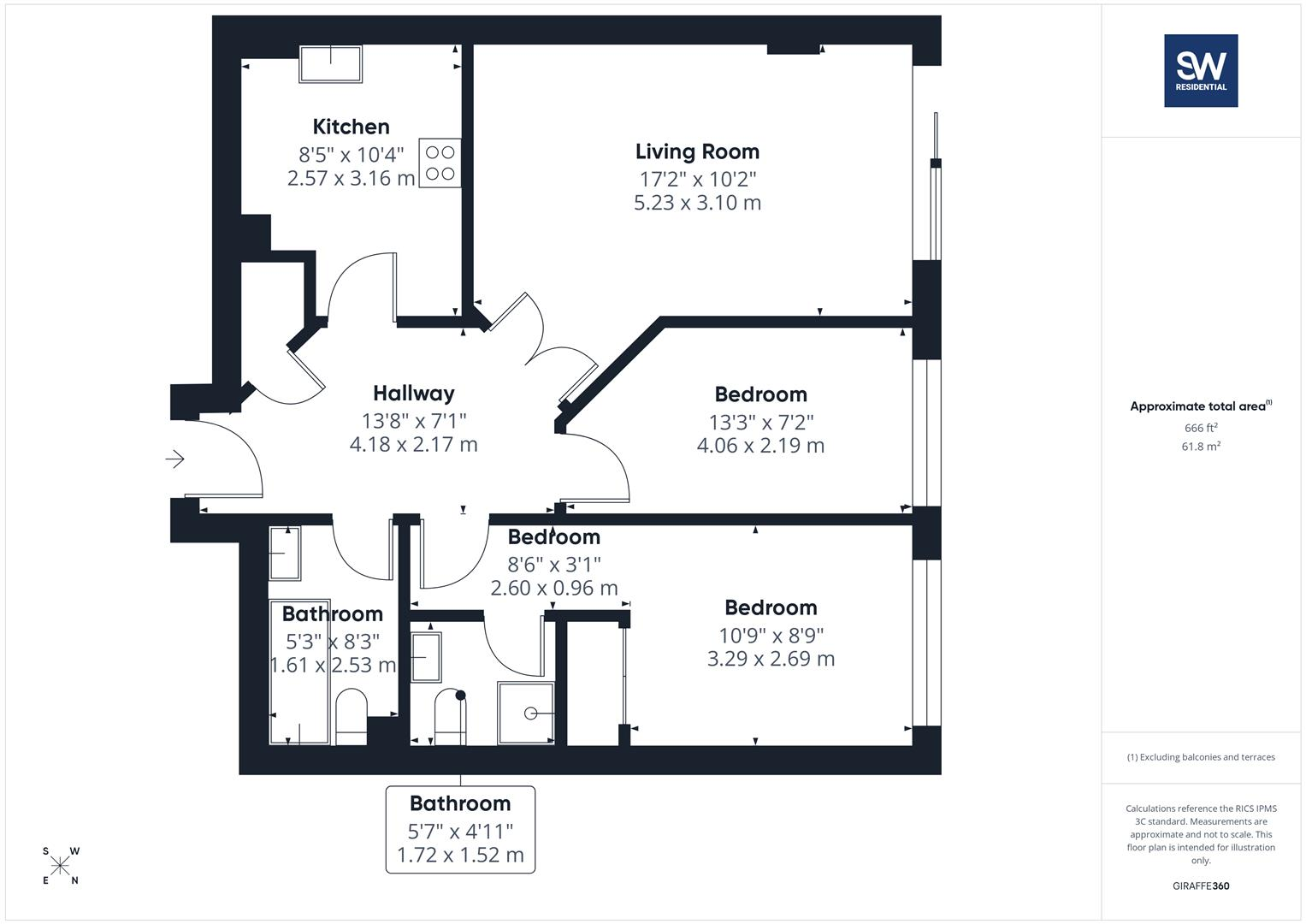 The Quays, Concordia Street floorplan