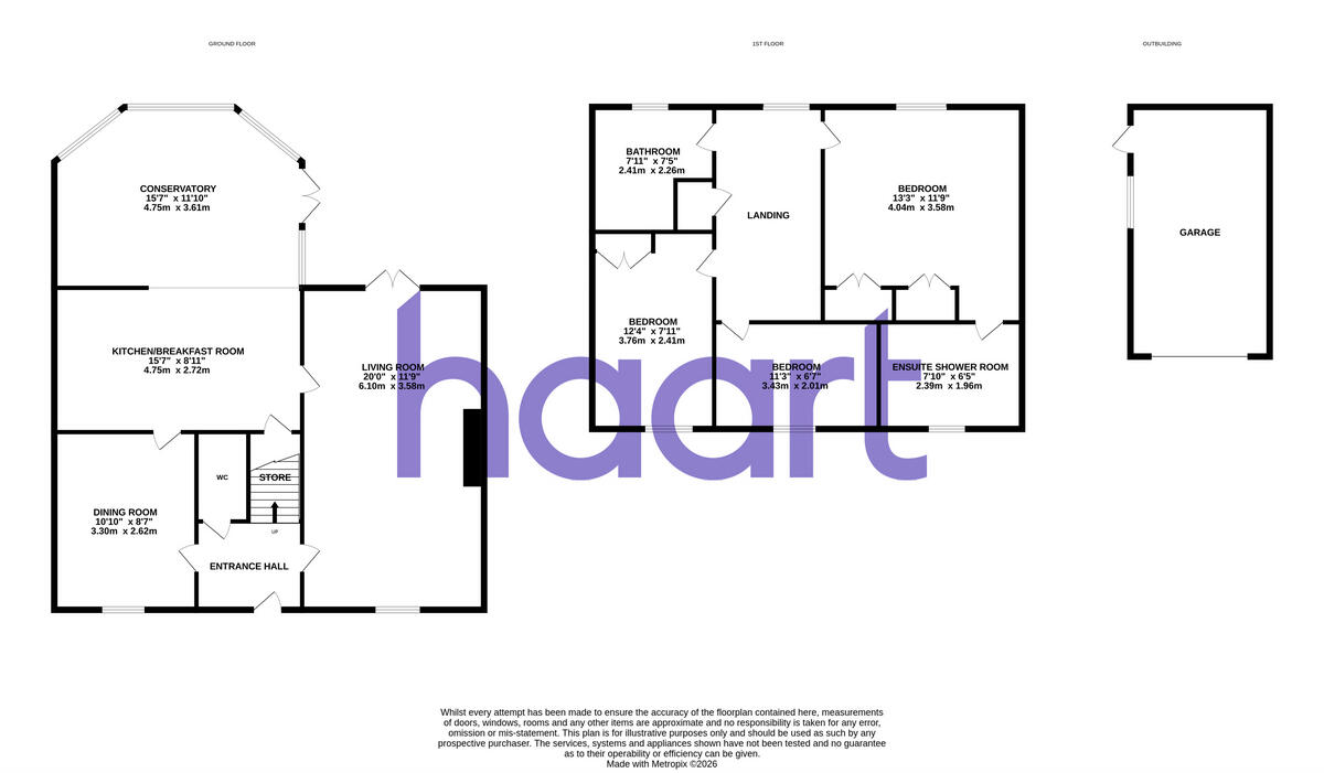 Cambridge Close, Ingatestone floorplan