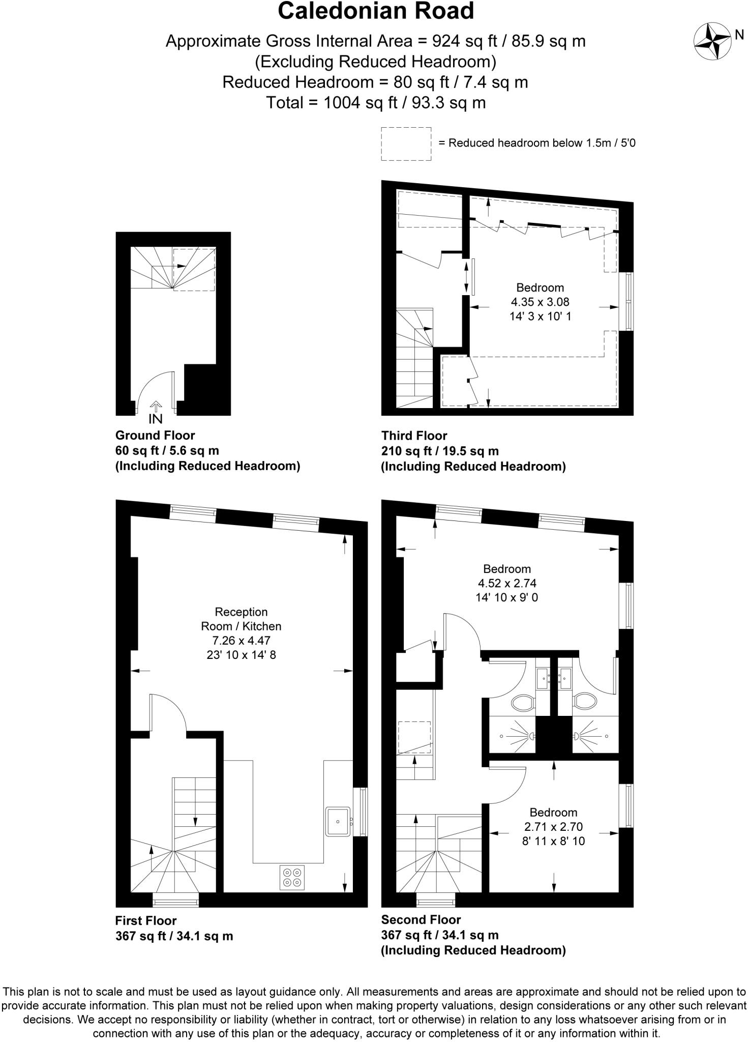 Caledonian Road, London, N1 9DT floorplan