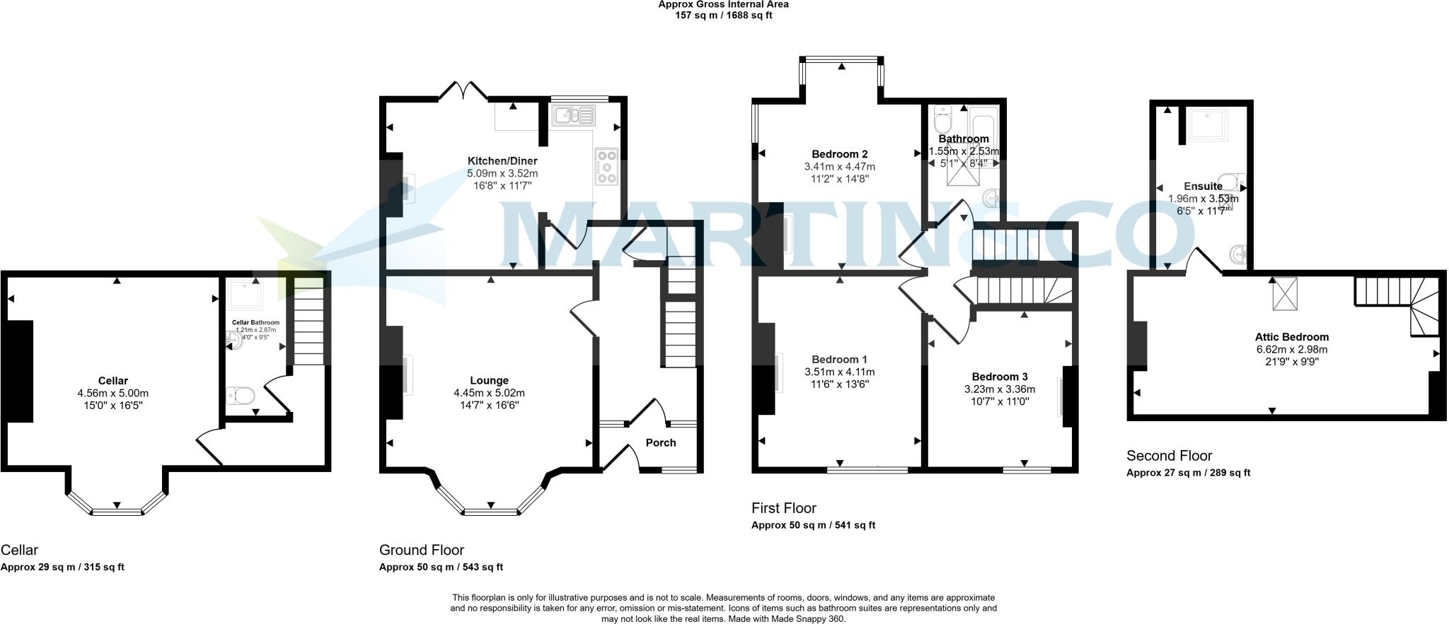 Pearson Lane, Bradford floorplan
