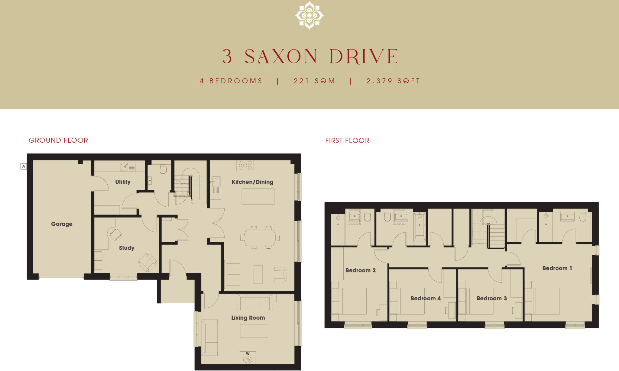 3 Saxon Drive, Manor Court, Market Lane, Greet, Cheltenham, GL54 floorplan