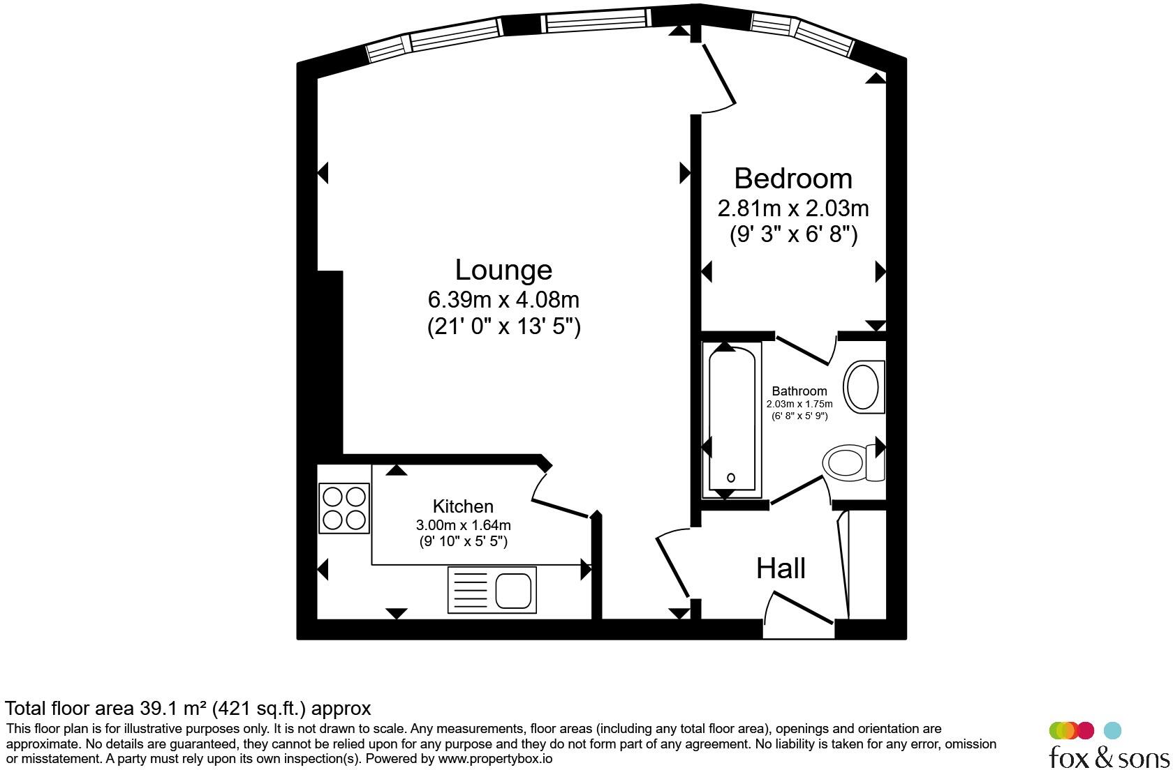 Lansdowne Place, Hove floorplan