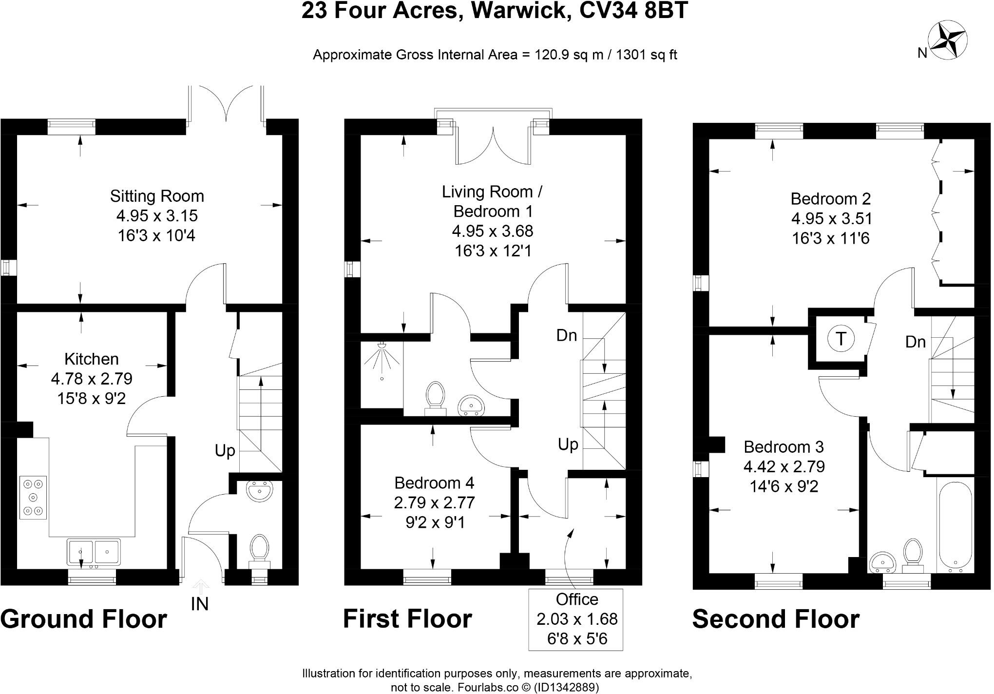 23, Four Acres, Warwick floorplan