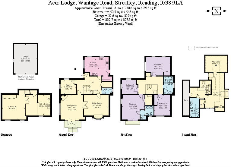 Acer Lodge, Streatley on Thames floorplan