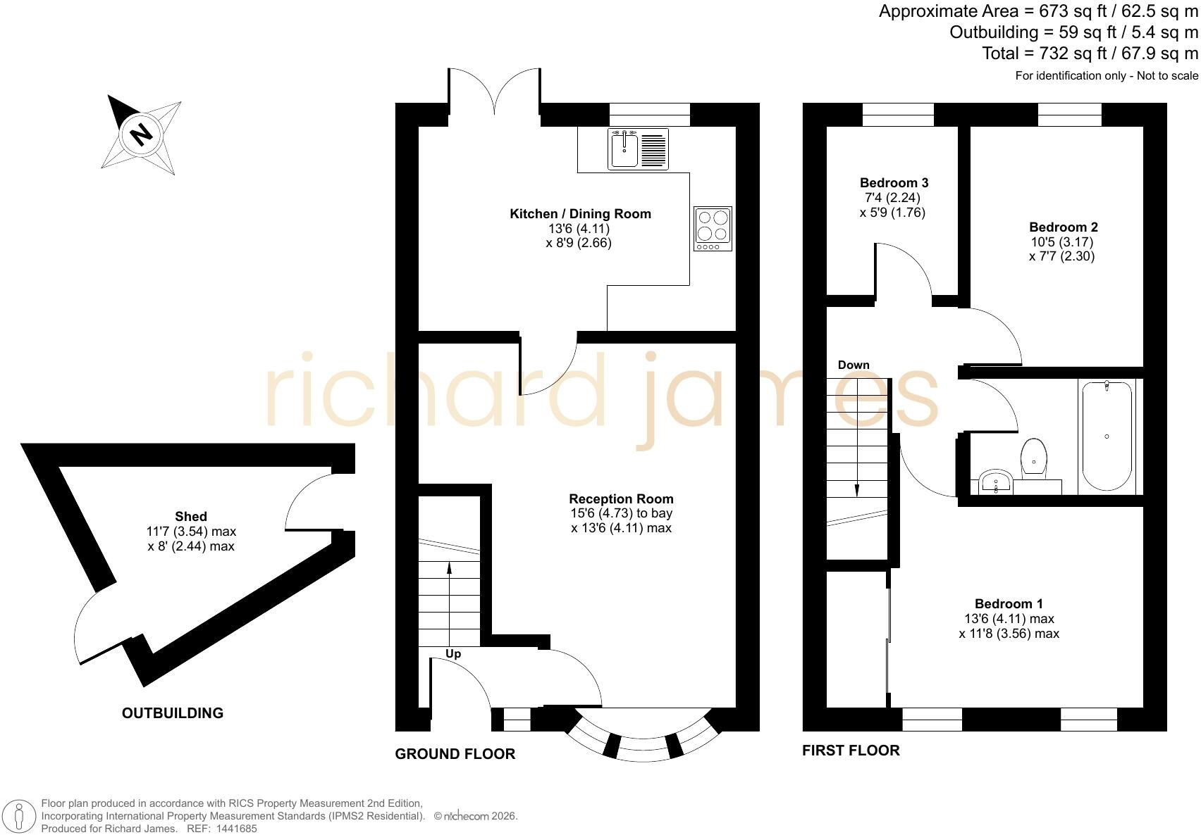 Sheerwold Close, Stratton St Margaret, Swindon, SN3 floorplan
