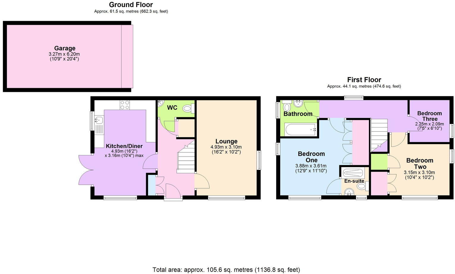 Kelly Close, Burntwood floorplan