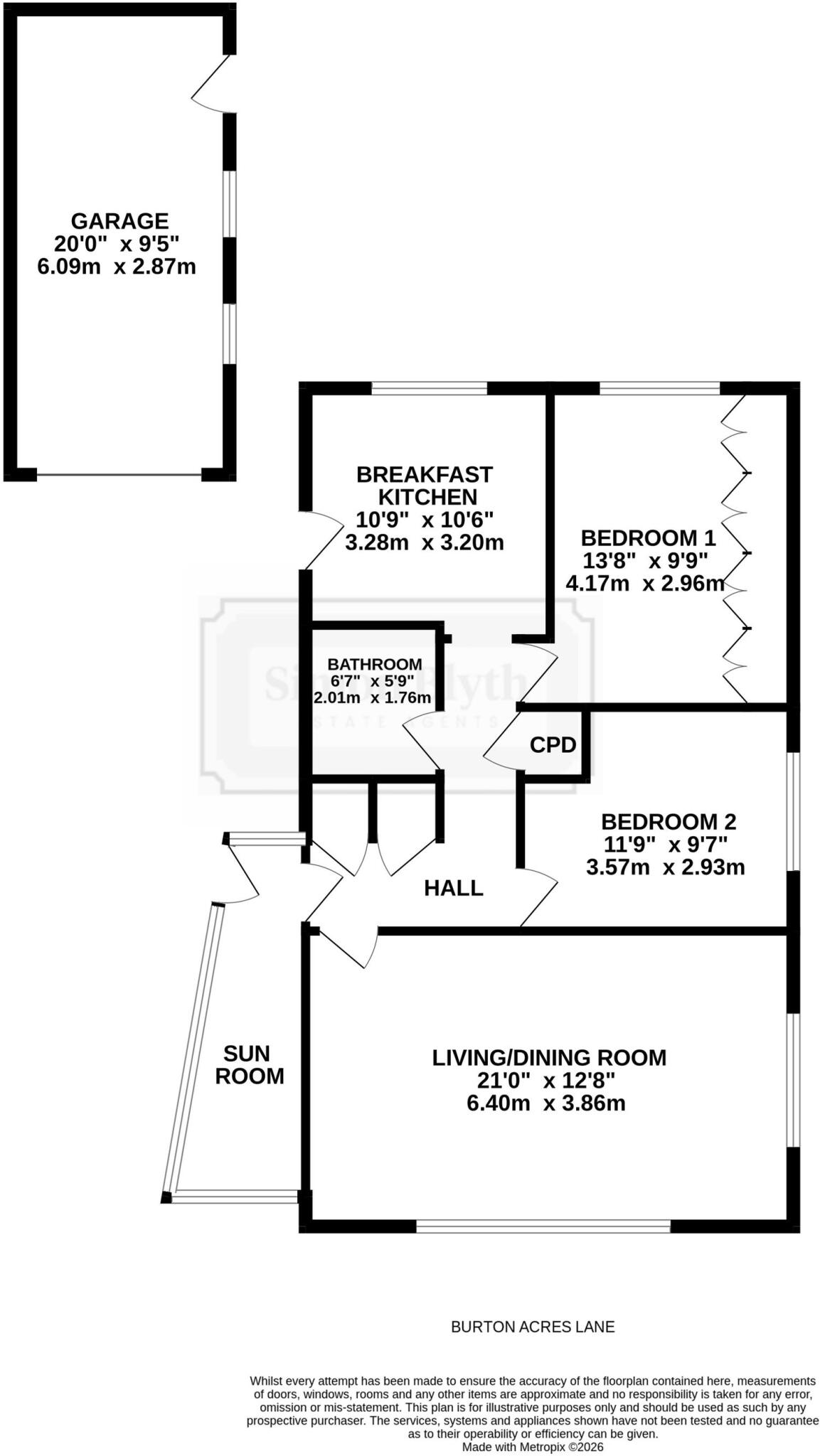 Burton Acres Lane, Highburton, Kirkburton, HD8 floorplan