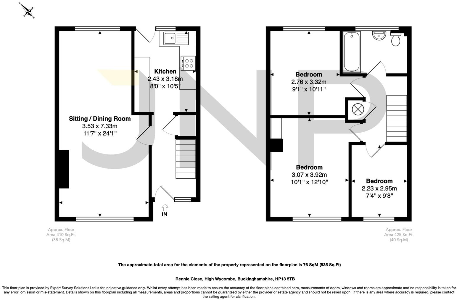 Rennie Close, High Wycombe, Buckinghamshire, HP13 floorplan
