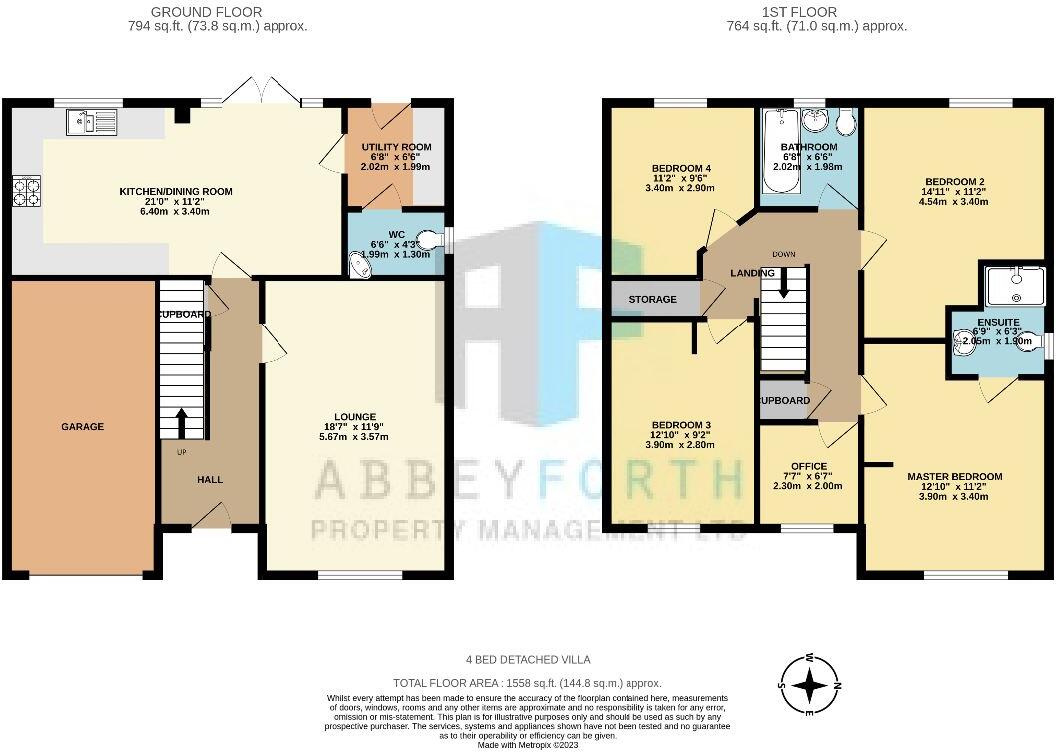 South Larch Lane, Dunfermline floorplan