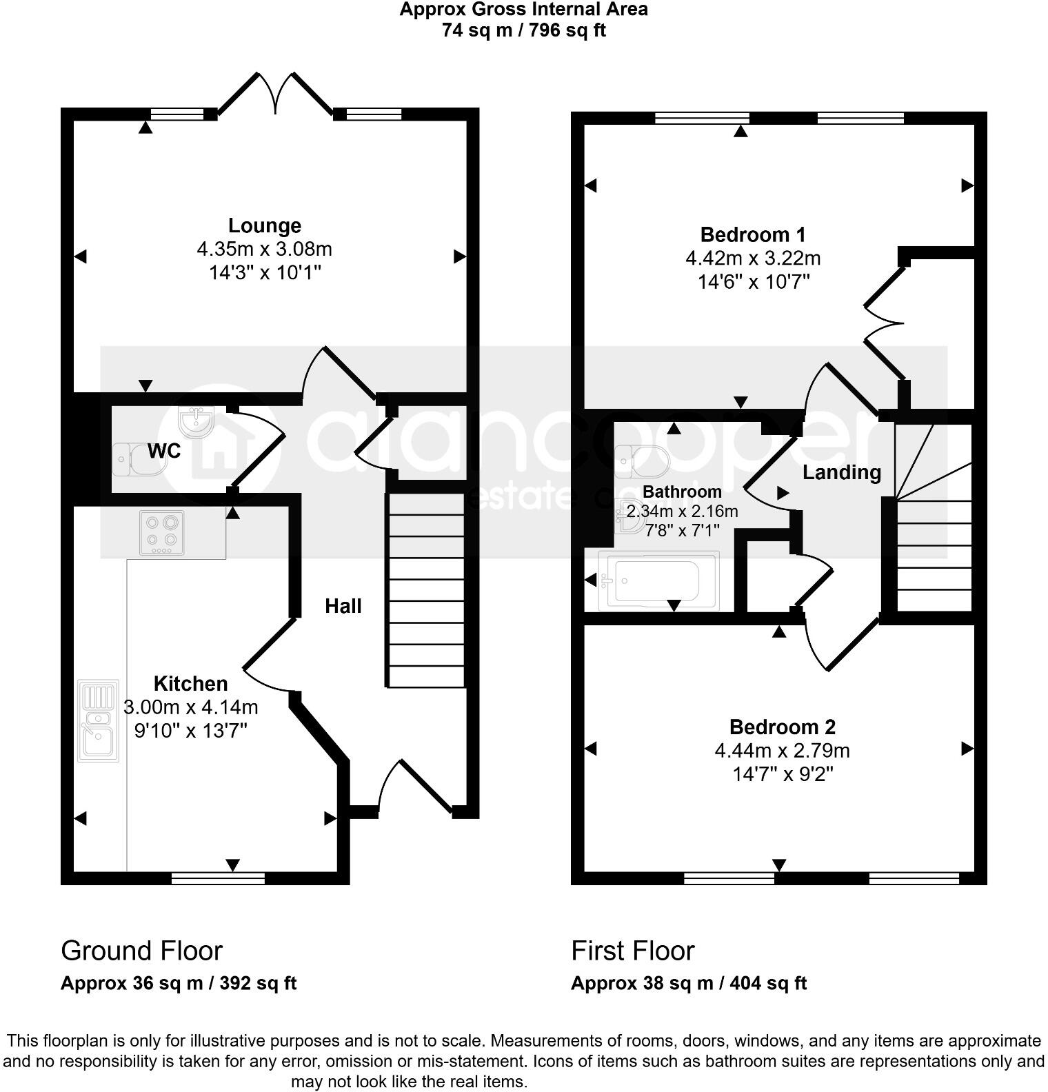 Hornbeam Close, Nuneaton, CV10 9FD floorplan