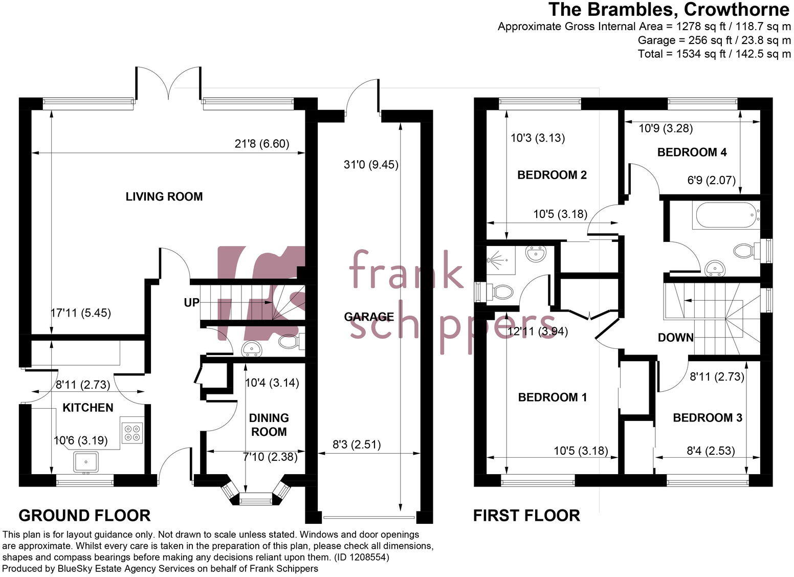 The Brambles, Crowthorne, RG45 6EF floorplan