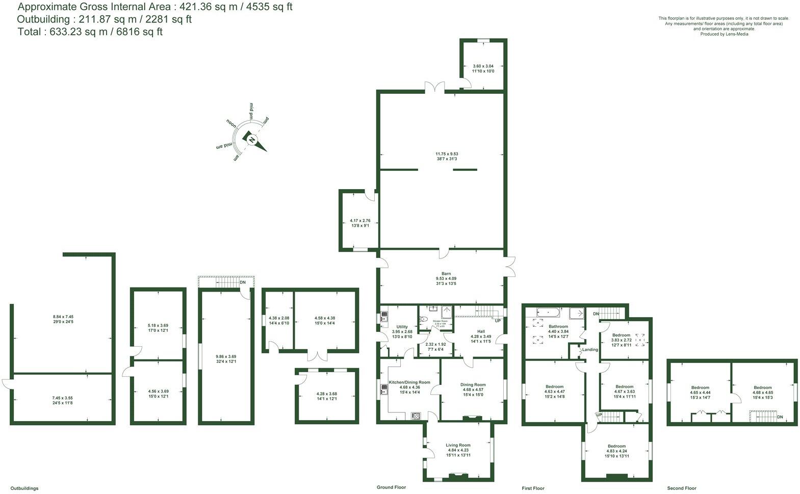 Eaves Lane, Woodplumpton, Preston, Lancashire floorplan