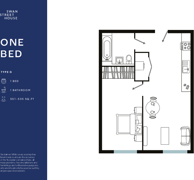 Flat 1217, Swan Street House, Swan Street, Manchester floorplan